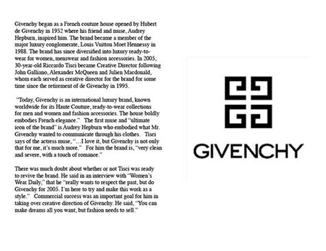 givenchy marketing plan|givenchy brand mix.